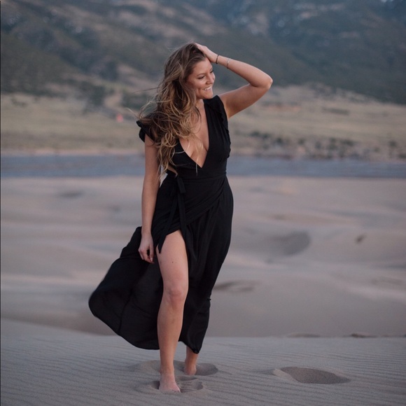 Mono B Dresses & Skirts - Mono B Wrap Dress, size Medium